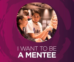 I want to be a mentee