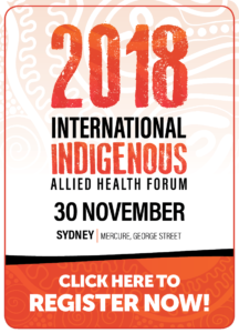 2018 International Indigenous Allied Health Forum